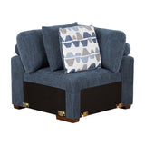 9624BU*42RLC (4)4-Piece Sectional with Left Chaise from Homelegance - Luna Furniture