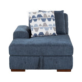 9624BU*3LCRC (3)3-Piece Sectional with Left and Right Chaise from Homelegance - Luna Furniture