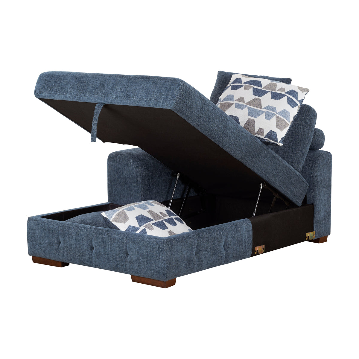 9624BU*42RLC (4)4-Piece Sectional with Left Chaise from Homelegance - Luna Furniture