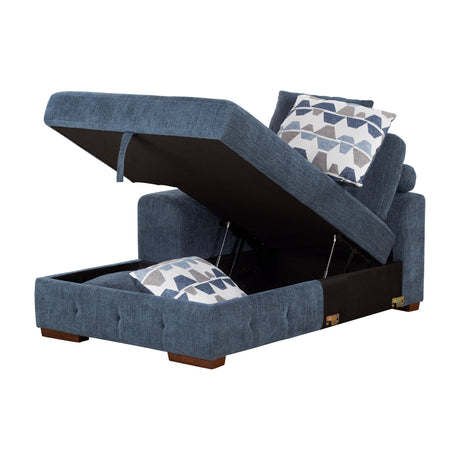 9624BU*3LCRC (3)3-Piece Sectional with Left and Right Chaise from Homelegance - Luna Furniture