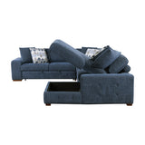 9624BU*42RLC (4)4-Piece Sectional with Left Chaise from Homelegance - Luna Furniture