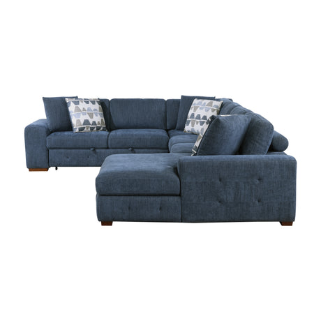 9624BU*42RLC (4)4-Piece Sectional with Left Chaise from Homelegance - Luna Furniture