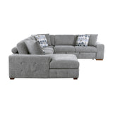 Raife Gray Storage Ottoman from Homelegance - Luna Furniture