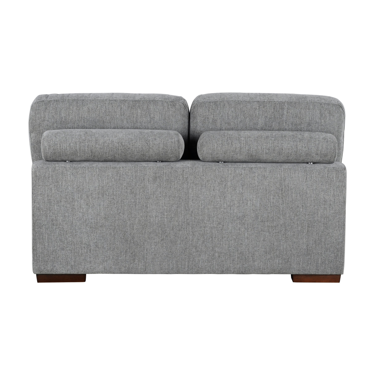 Raife Gray 4-Piece LAF Chaise Sectional with Pull-Out Bed from Homelegance - Luna Furniture