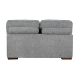 Raife Gray 4-Piece LAF Chaise Sectional with Pull-Out Bed from Homelegance - Luna Furniture