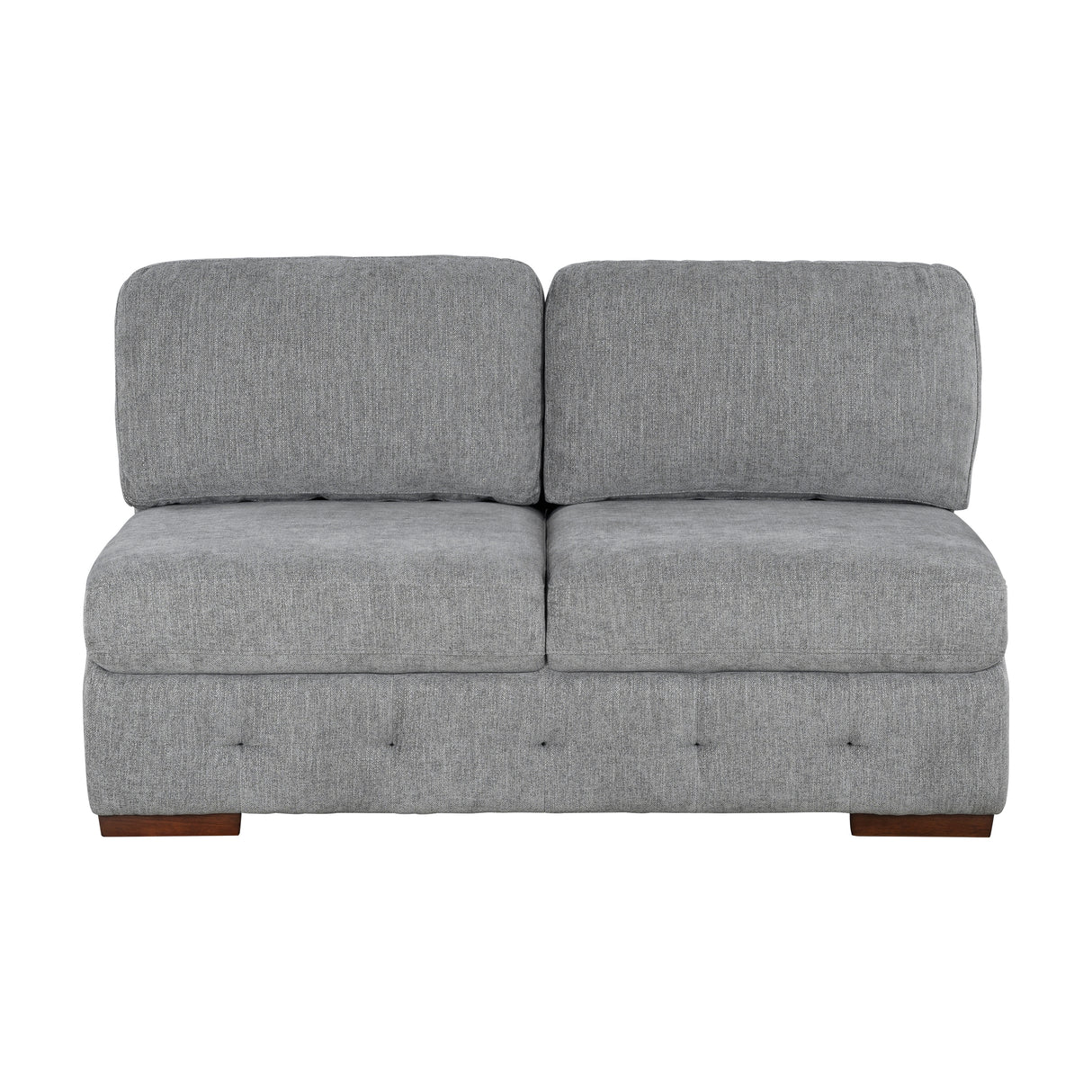 Raife Gray 4-Piece LAF Chaise Sectional with Pull-Out Bed from Homelegance - Luna Furniture