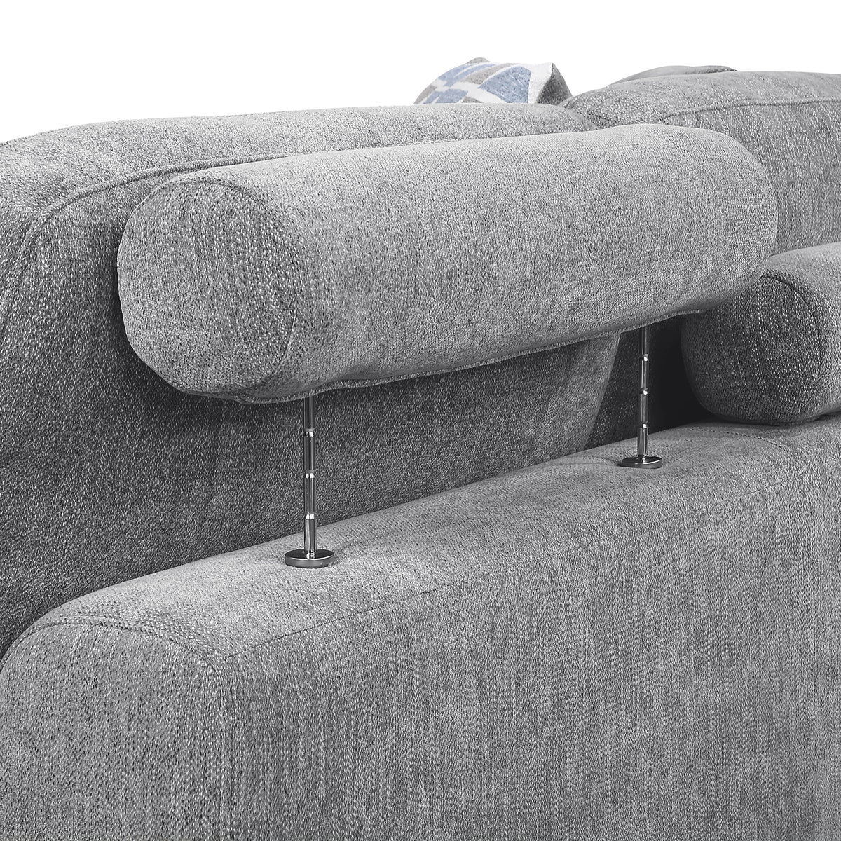 Raife Gray Armless Chair
