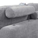 Raife Gray Armless Chair