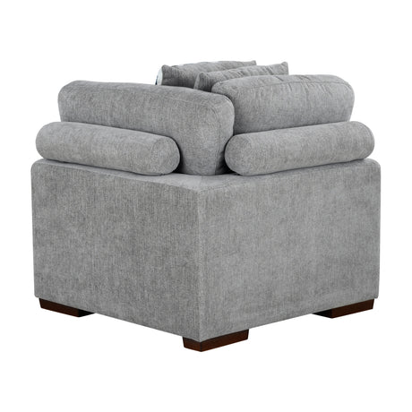 Raife Gray 4-Piece LAF Chaise Sectional with Pull-Out Bed from Homelegance - Luna Furniture