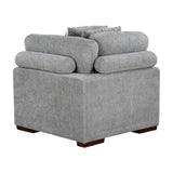 Raife Gray 5-Piece Sectional with Right Chaise and Pull-out Bed