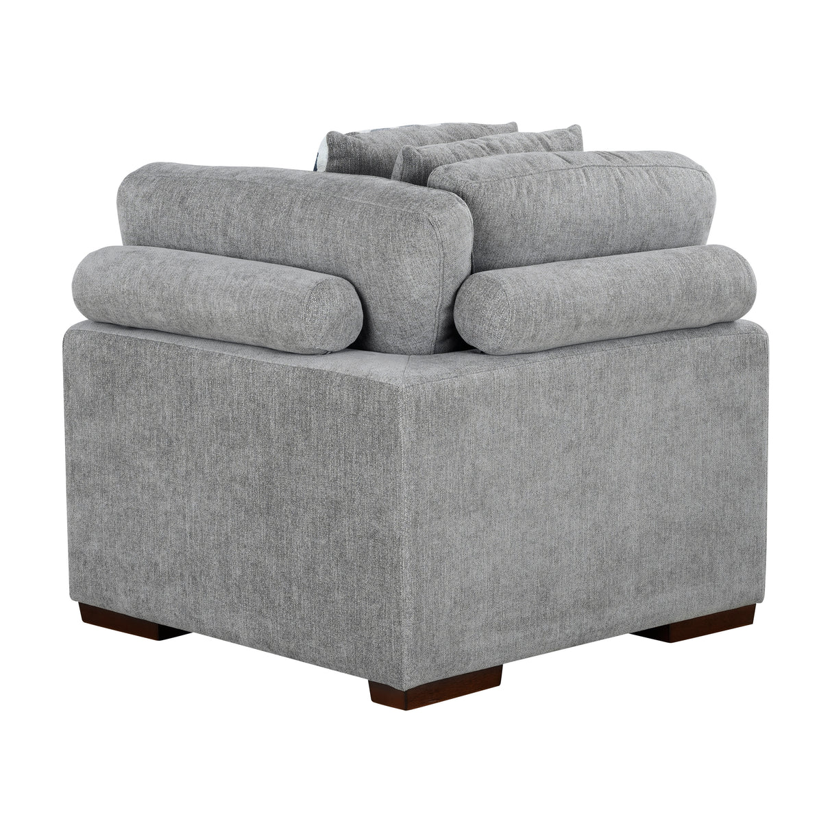 Raife Gray 4-Piece RAF Chaise Sectional with Pull-Out Bed from Homelegance - Luna Furniture