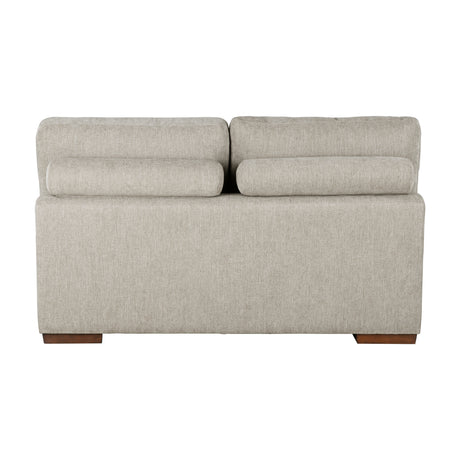 Raife Taupe 4-Piece Sectional with Left Chaise from Homelegance - Luna Furniture
