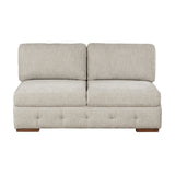 Raife Taupe Ottoman