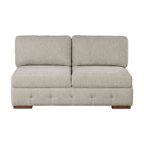 Raife Taupe 4-Piece Sectional with Left Chaise from Homelegance - Luna Furniture