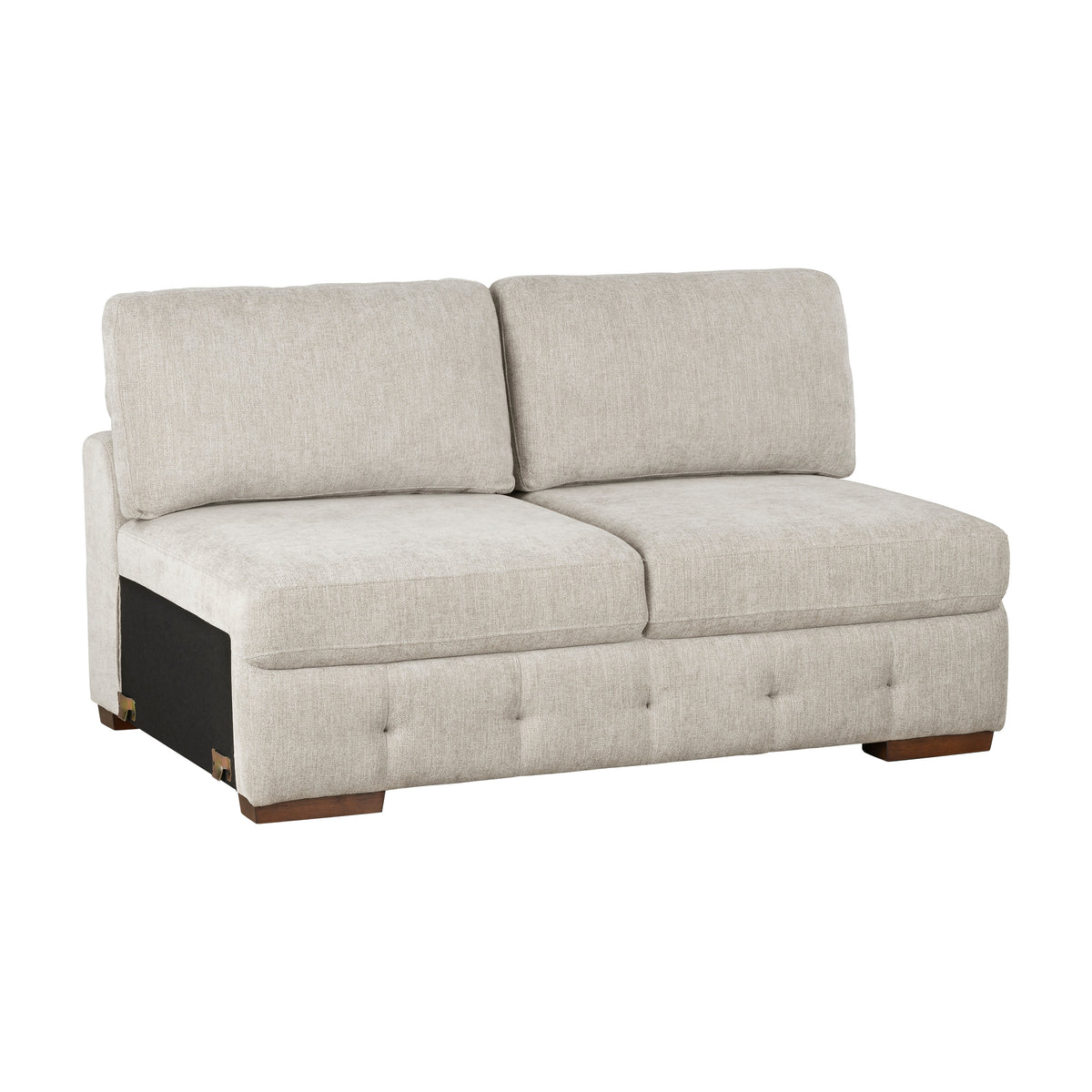 Raife Taupe Ottoman