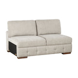 Raife Taupe Ottoman
