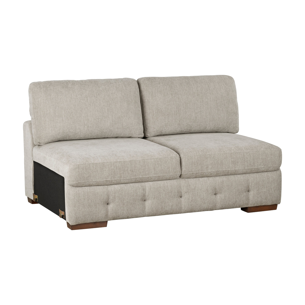 Raife Taupe 4-Piece Sectional with Left Chaise from Homelegance - Luna Furniture