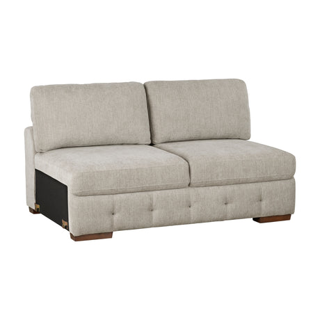 Raife Taupe 4-Piece Sectional with Right Chaise from Homelegance - Luna Furniture