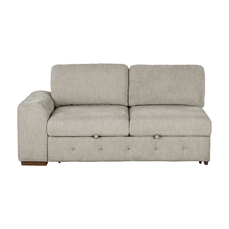 Raife Taupe 4-Piece Sectional with Right Chaise from Homelegance - Luna Furniture