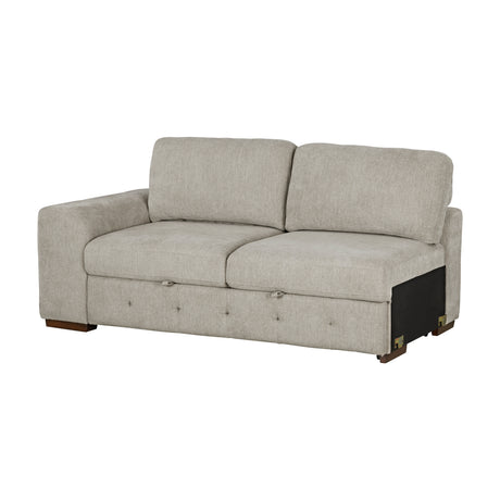 Raife Taupe 4-Piece Sectional with Right Chaise from Homelegance - Luna Furniture