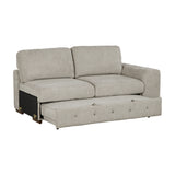 Raife Taupe 4-Piece Sectional with Left Chaise from Homelegance - Luna Furniture