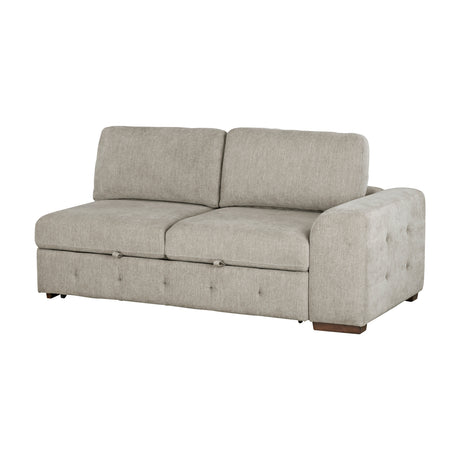 Raife Taupe 4-Piece Sectional with Left Chaise from Homelegance - Luna Furniture