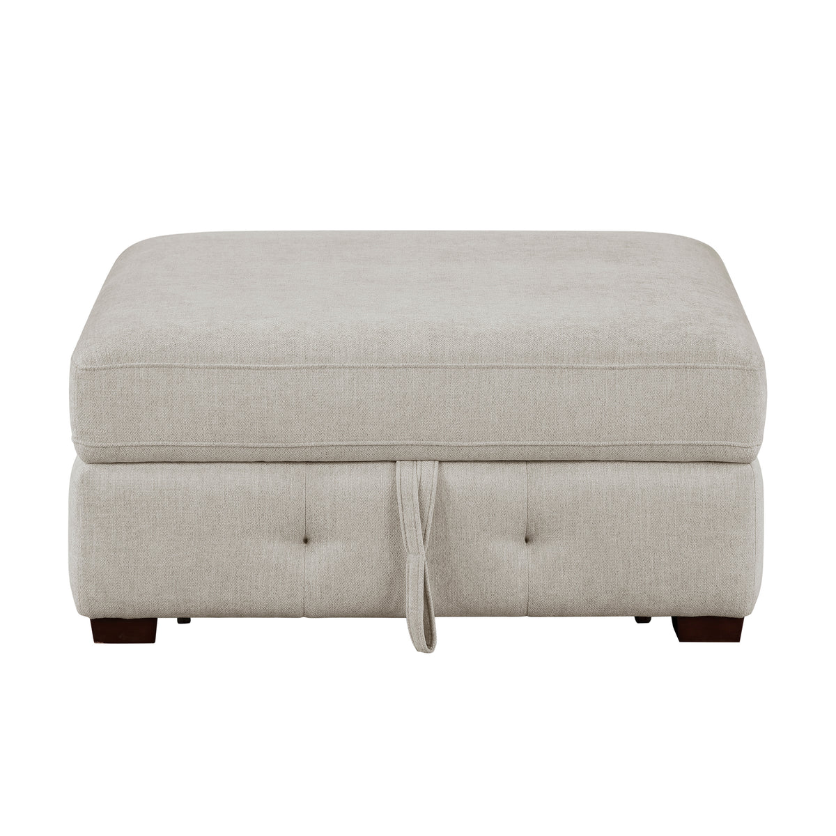Raife Taupe 5-Piece Sectional with Right Chaise and Pull-out Bed