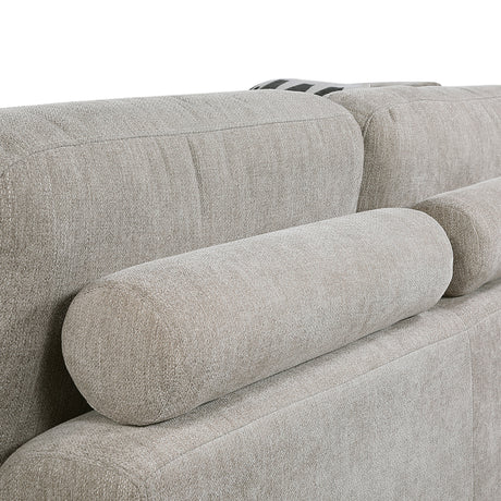Raife Taupe 4-Piece Sectional with Right Chaise and Pull-out Bed from Homelegance - Luna Furniture
