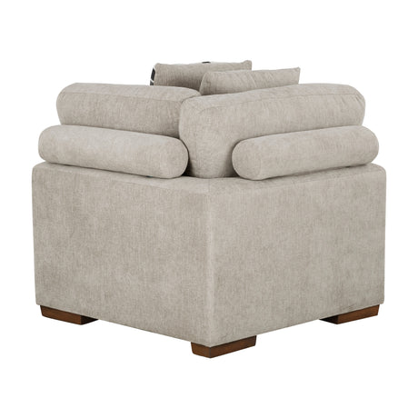 Hancock Black Leather Reclining Chair from Homelegance - Luna Furniture