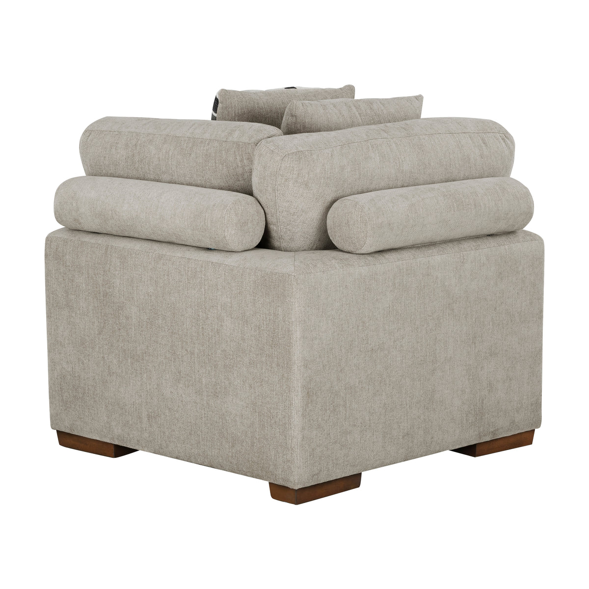 Raife Taupe 4-Piece Sectional with Right Chaise and Pull-out Bed