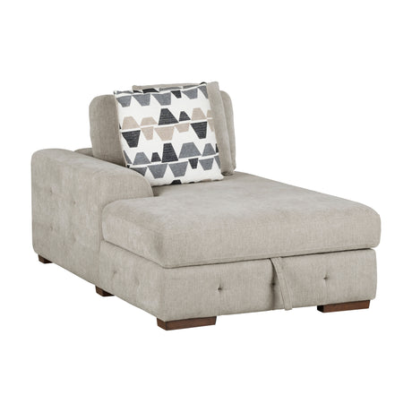 Raife Taupe 4-Piece Sectional with Left Chaise from Homelegance - Luna Furniture