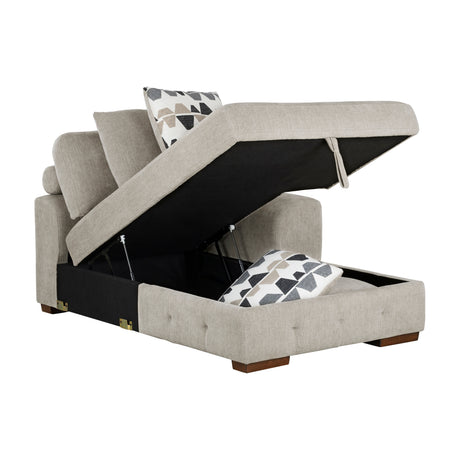 9624TP*3LCRC (3)3-Piece Sectional with Left and Right Chaise from Homelegance - Luna Furniture