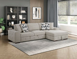 Raife Taupe 2-Piece Sectional with Right Chaise from Homelegance - Luna Furniture