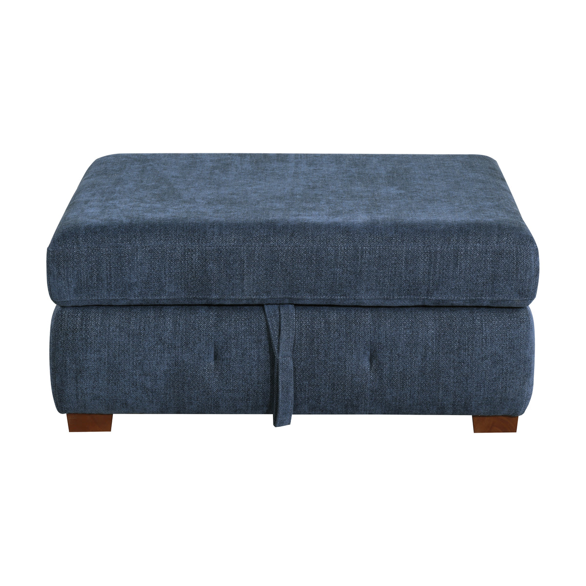 Raife Blue 3-Piece Sectional with Right Chaise and Ottoman from Homelegance - Luna Furniture