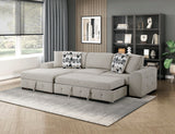 Raife Taupe 2-Piece Sectional with Left Chaise from Homelegance - Luna Furniture