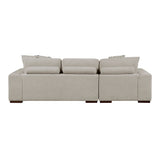 Raife Taupe 2-Piece Sectional with Left Chaise from Homelegance - Luna Furniture