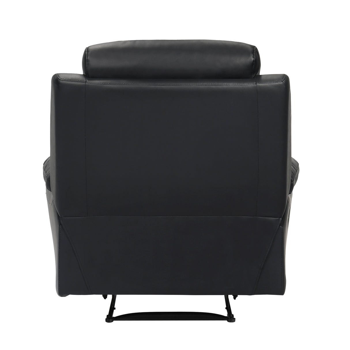 Hancock Black Leather Reclining Chair from Homelegance - Luna Furniture
