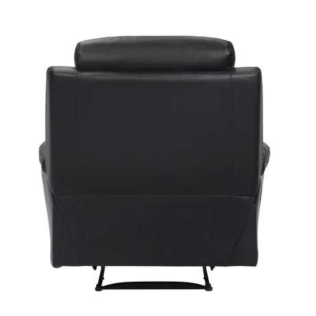 Hancock Black Leather Double Reclining Living Room Set from Homelegance - Luna Furniture