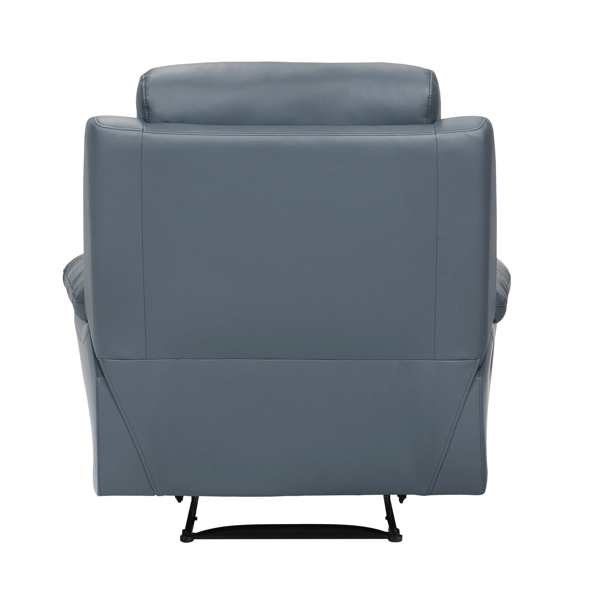 Hancock Blue Leather Reclining Chair from Homelegance - Luna Furniture