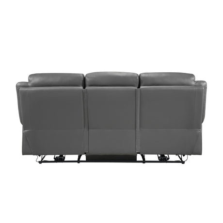 Laconia Latte Leather Power Reclining Chair from Homelegance - Luna Furniture