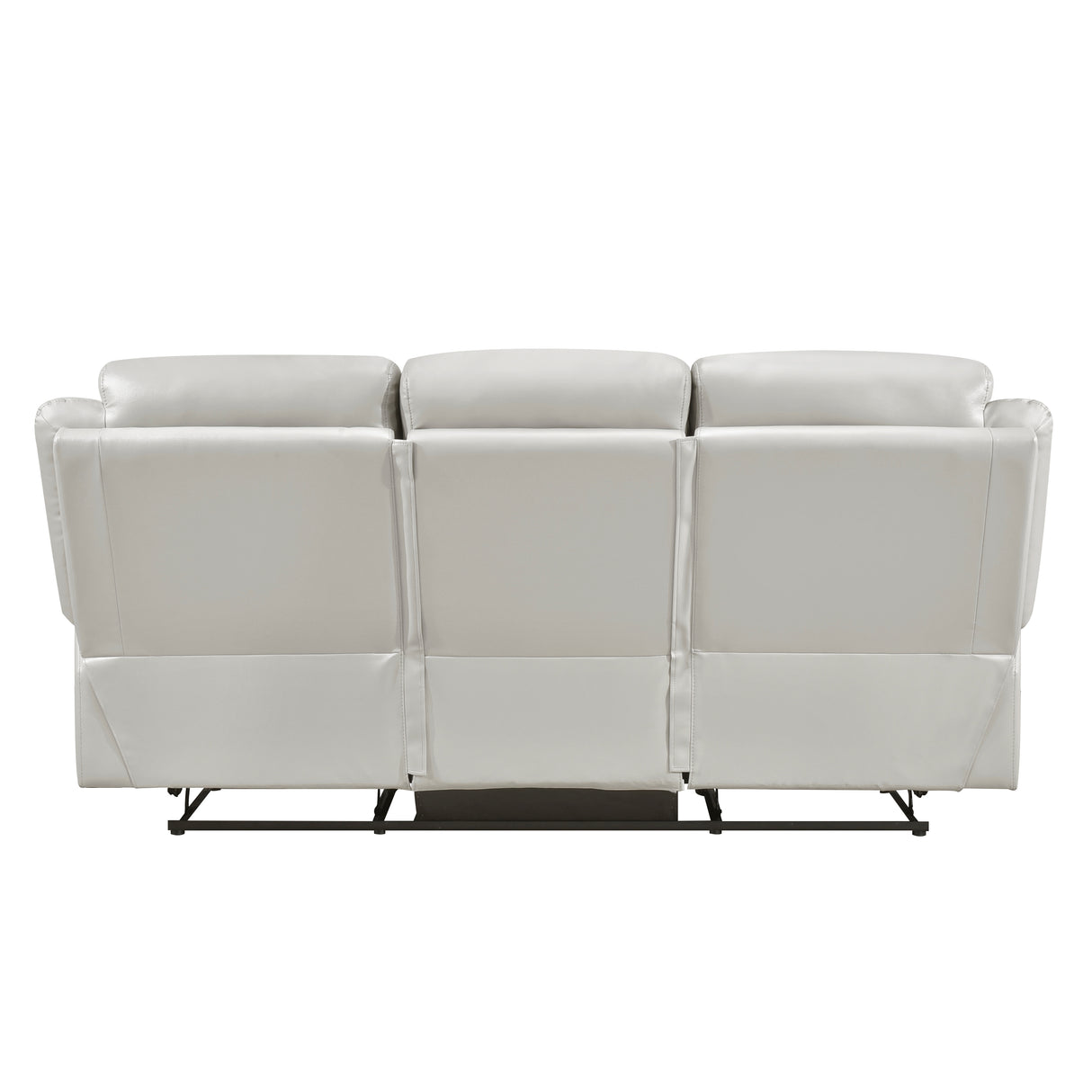 Laconia Silver Leather Power Reclining Chair from Homelegance - Luna Furniture