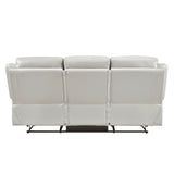 Laconia Silver Leather Power Reclining Chair from Homelegance - Luna Furniture