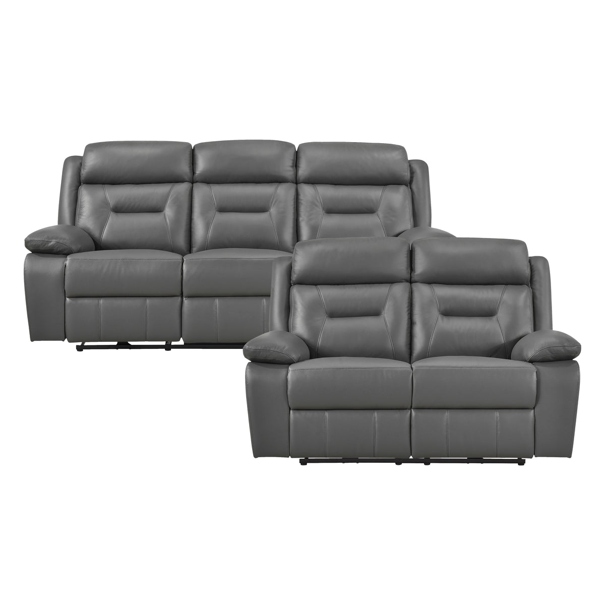 9629DGY*2PW 2pc Set: Sofa, Love (Power) from Homelegance - Luna Furniture