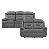 9629DGY*2PW 2pc Set: Sofa, Love (Power) from Homelegance - Luna Furniture