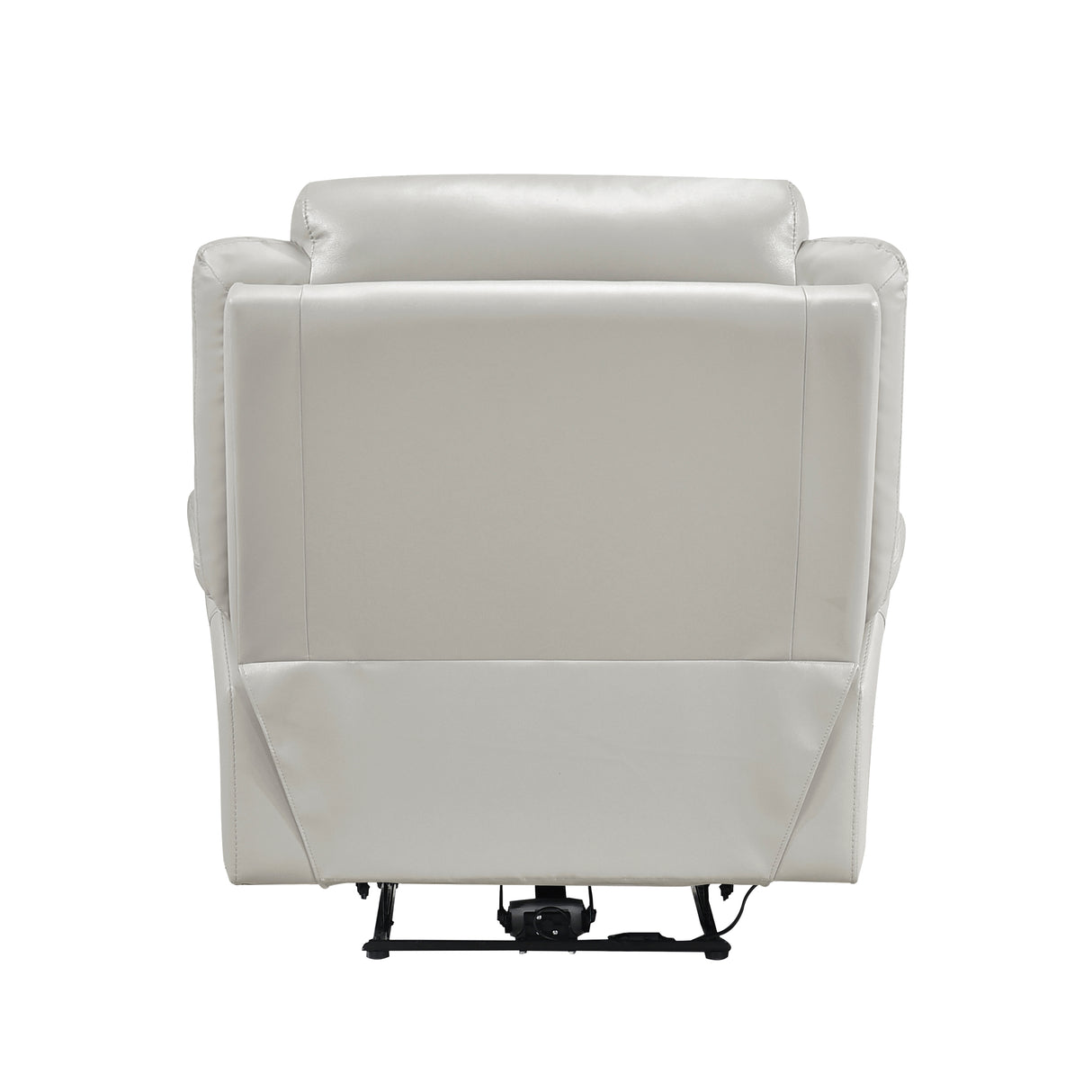 Laconia Silver Leather Power Reclining Chair from Homelegance - Luna Furniture