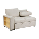 9630BE*22LRC (2)Sectional with Right Chaise, Pull-out Bed and Hidden Storage, Charging Ports from Homelegance - Luna Furniture
