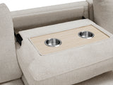 9630BE*32LRC (3)Sectional with Right Chaise, Pull-out Bed and Hidden Storages, Charging Ports from Homelegance - Luna Furniture