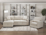 Pompano Beige Boucle Swivel Chair from Homelegance - Luna Furniture