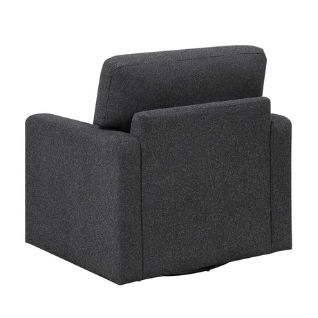 Pompano Black Boucle 2-Piece Sectional with Right Chaise and Pull-out Bed from Homelegance - Luna Furniture