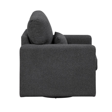 Pompano Black Boucle 2-Piece Sectional with Right Chaise and Pull-out Bed from Homelegance - Luna Furniture